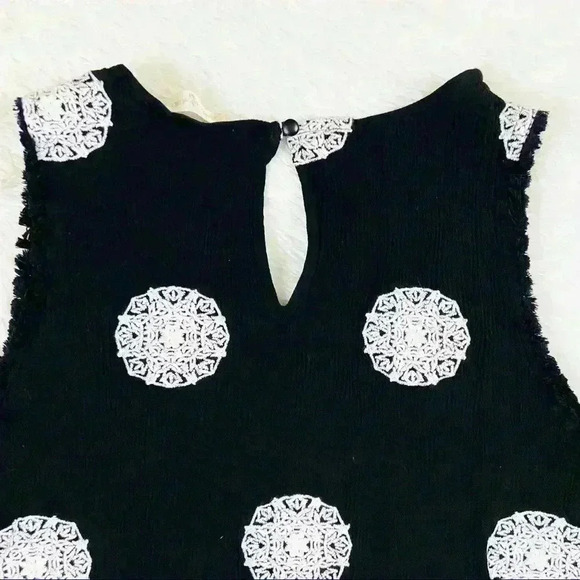 Altar’d State Rayon Embroider Pom Sleeveless Top - Picture 9 of 14